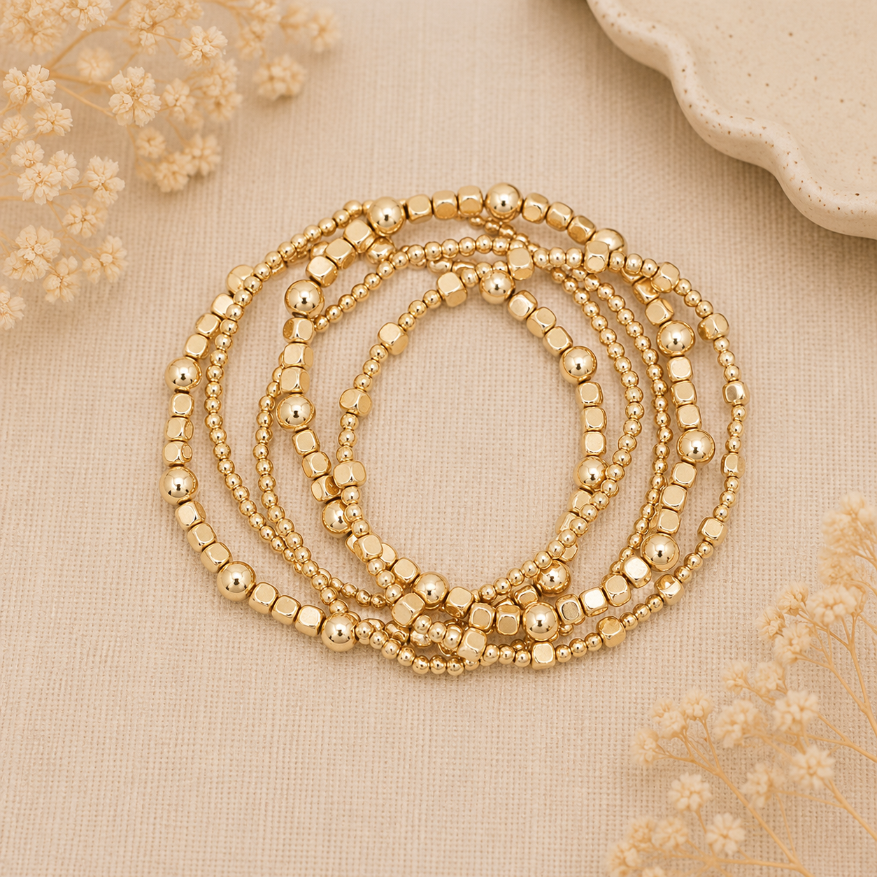 Golden Coast Bracelet Stack
