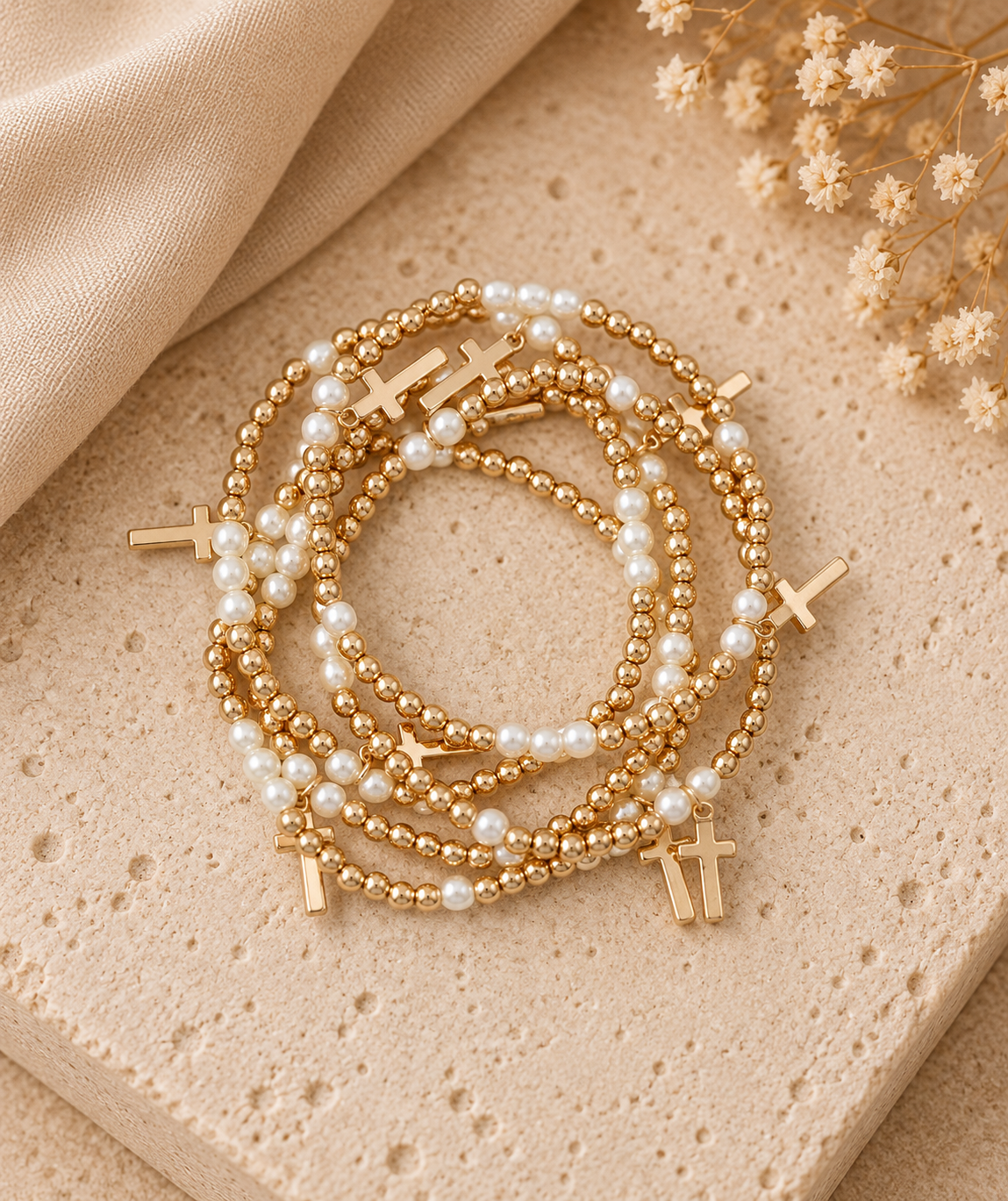 The Faith & Grace Bracelet Set