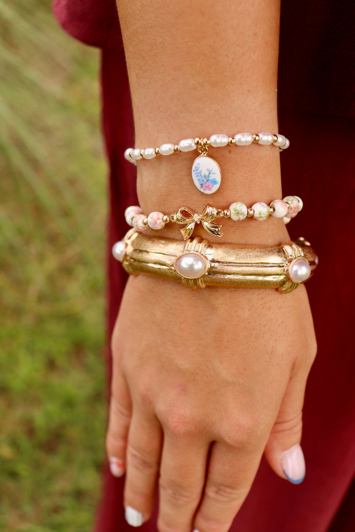 The Heirloom Pearl Bangle