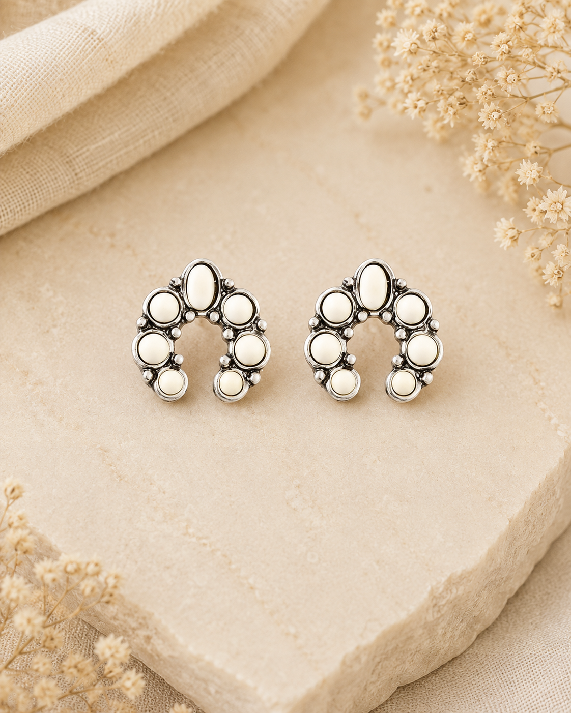 Ivory Canyon Stud Earrings