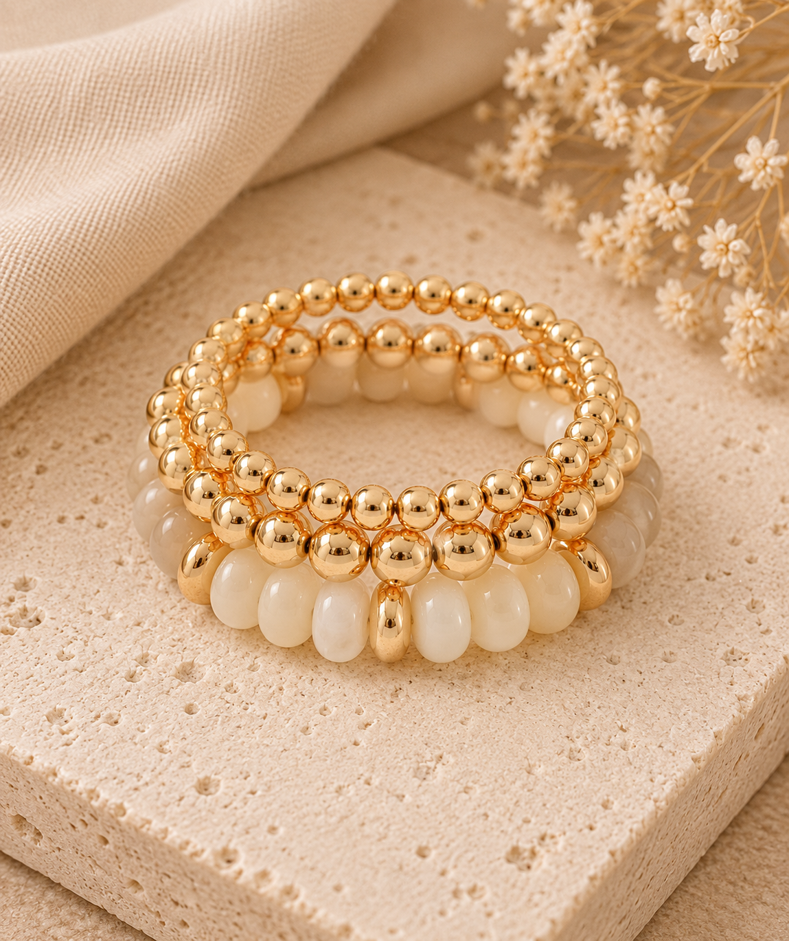 The Simply Golden Bracelet Set