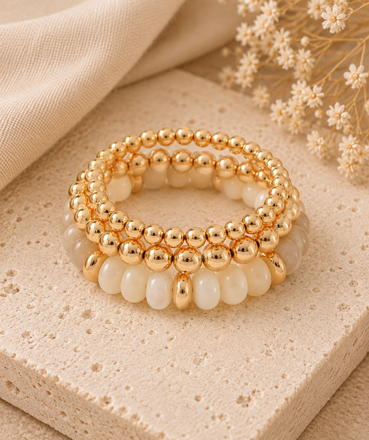 The Simply Golden Bracelet Set