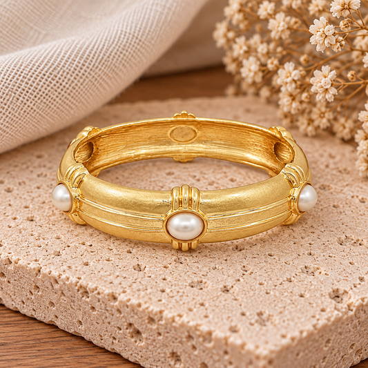 The Heirloom Pearl Bangle