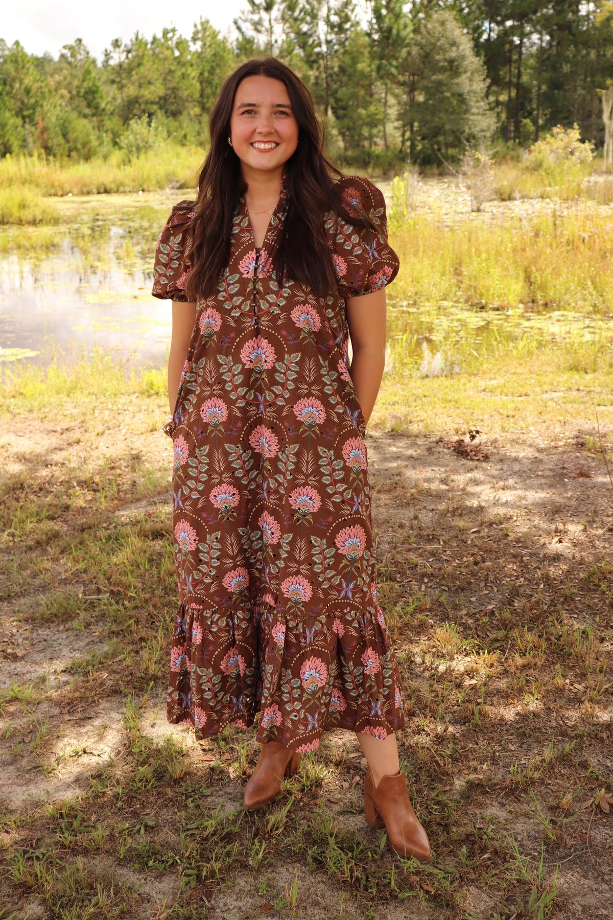 The Harvest Bloom Midi Dress