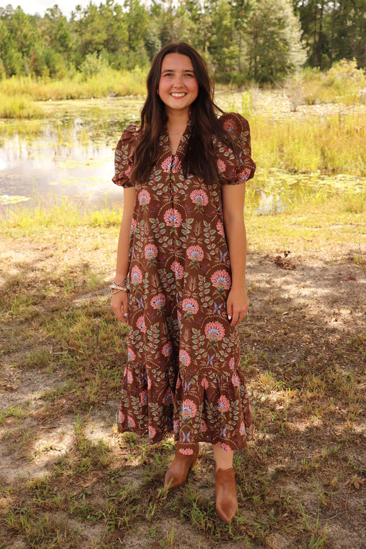 The Harvest Bloom Midi Dress